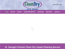 Tablet Screenshot of carpetcleanerstgeorge.com